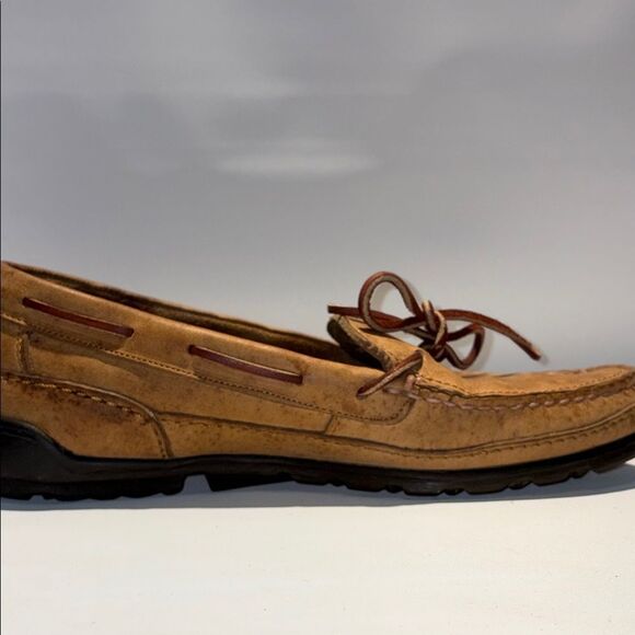 Brown Suede Moccasin Loafers with Slip-On Design - Picture 9 of 12